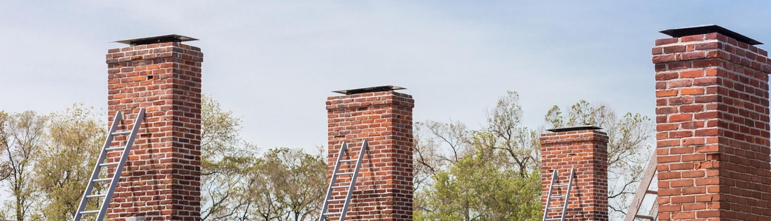 Chimneys with ladders